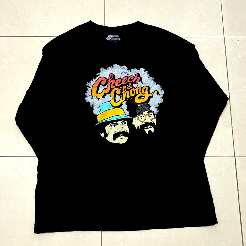 Cheech & Chong Long Sleeve Graphic T-Shirt 2XL